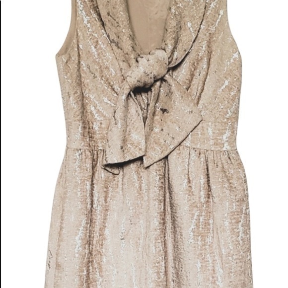 Anthropologie‎ Hunter Dixon Bowtie Jacquard Dress 4 - Picture 3 of 5